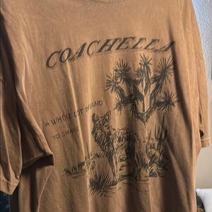 Brown Graphic Men's Shirt